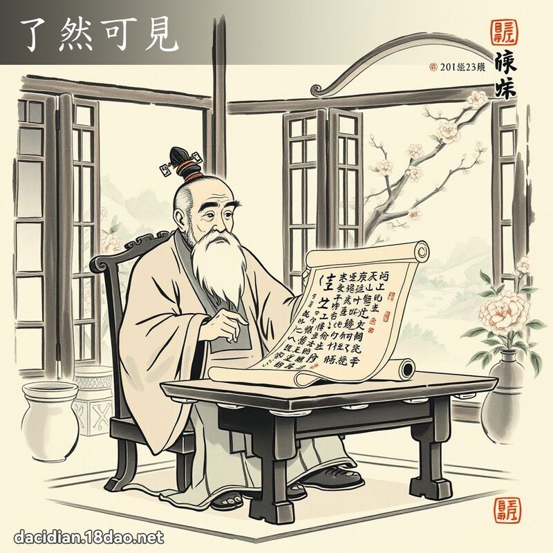 了然可见 配图