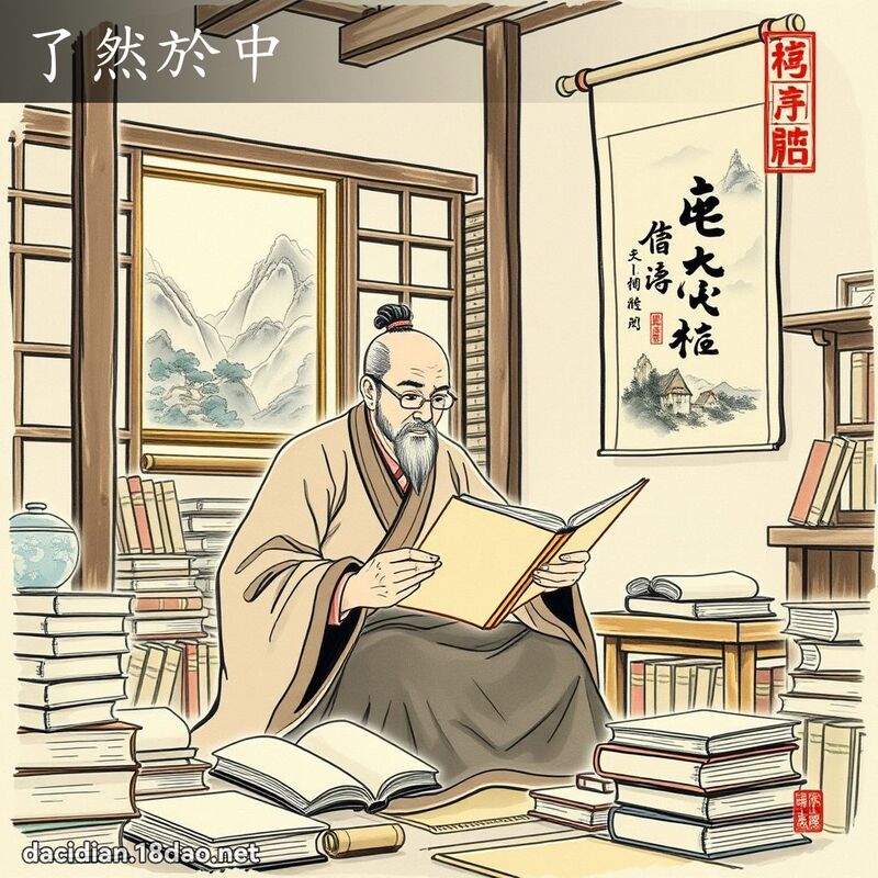 了然於中 配图
