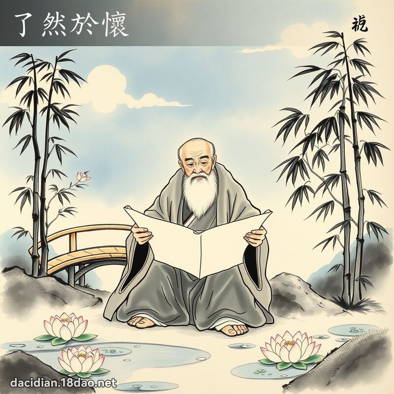 了然於怀 配图