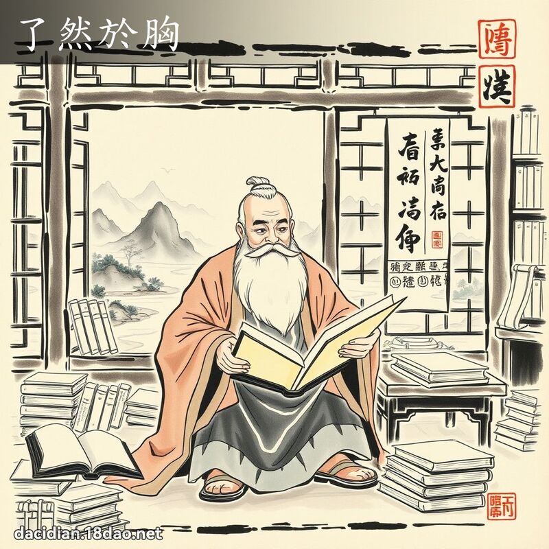 了然於胸 配图