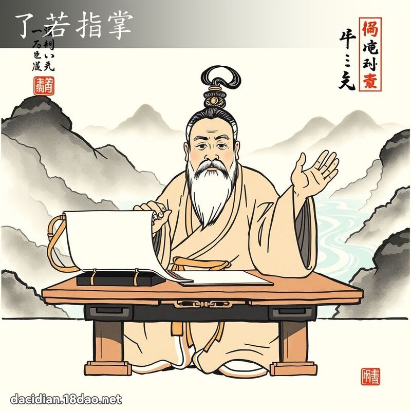 了若指掌 配图