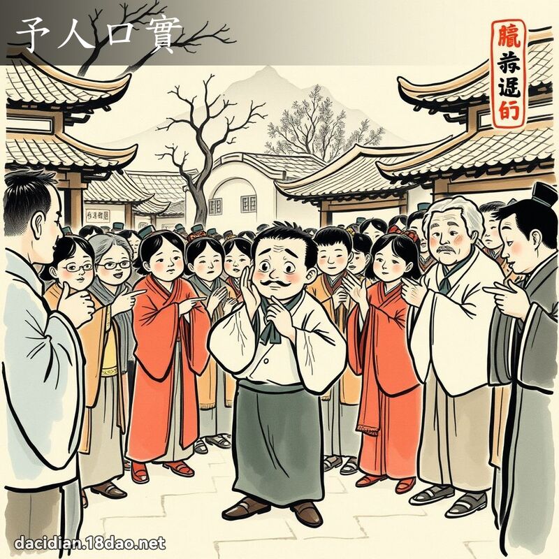 予人口实 配图