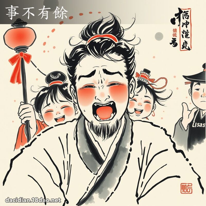 事不有余 配图