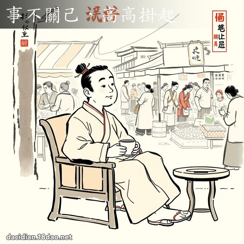 事不关己,高高掛起 配图