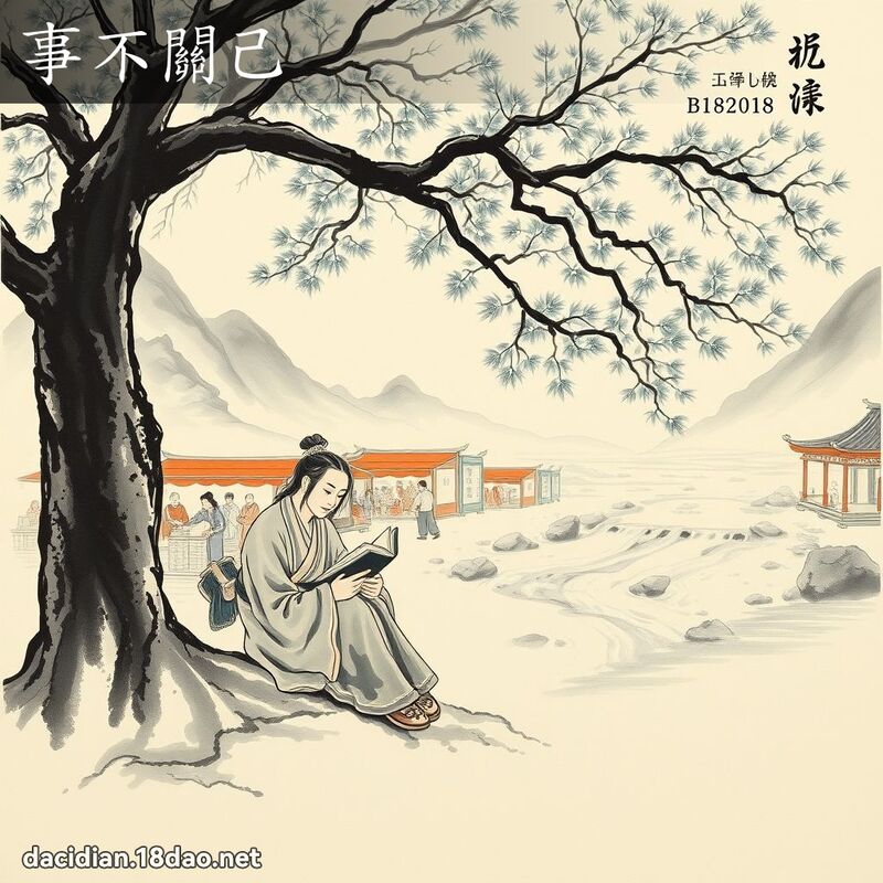 事不关己 配图