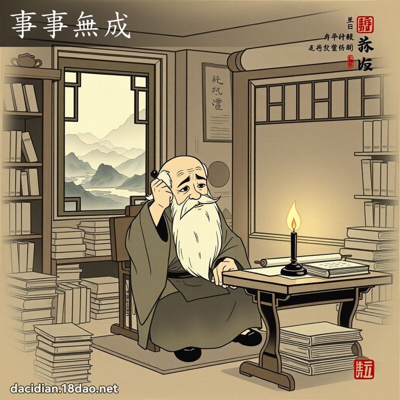 事事无成 配图