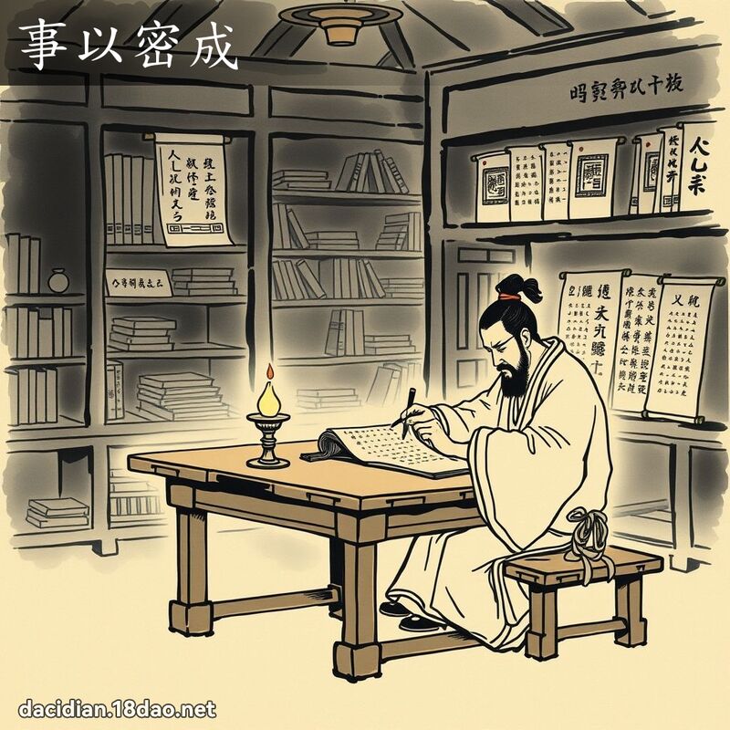 事以密成 配图