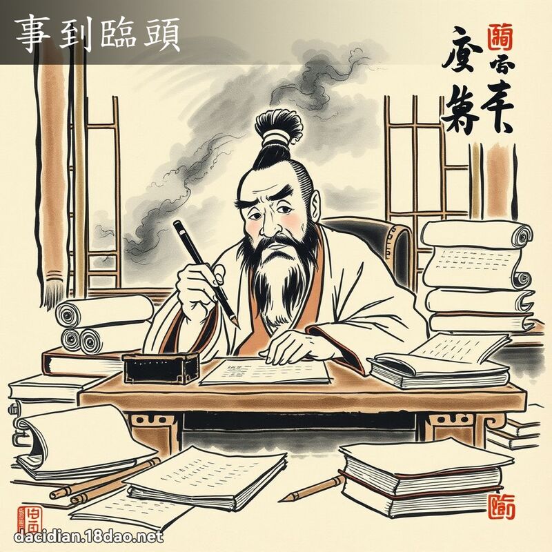 事到临头 配图