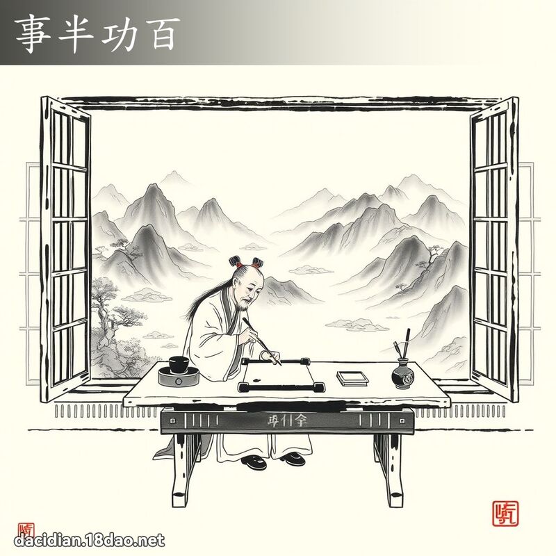事半功百 配图