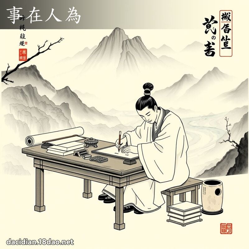 事在人为 配图