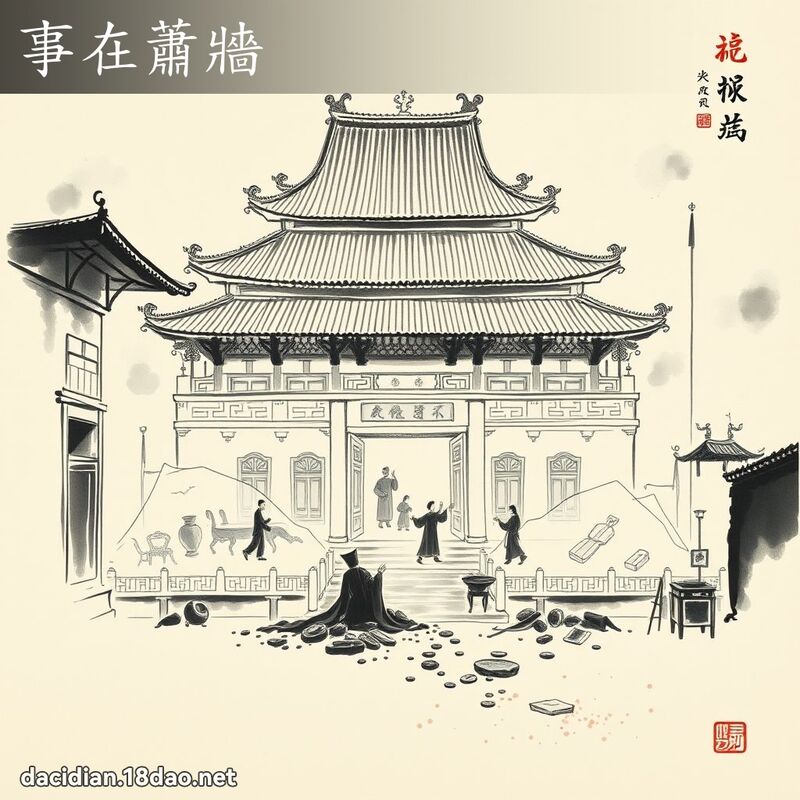 事在萧墙 配图
