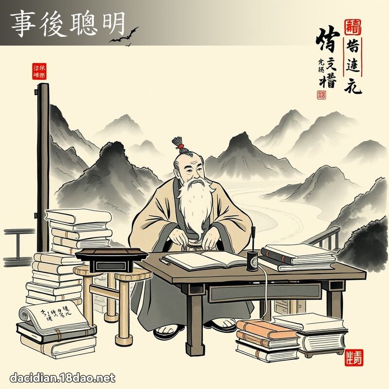 事后聪明 配图