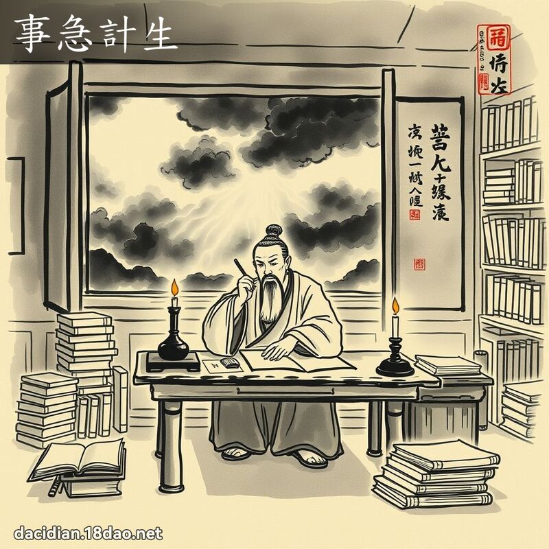 事急计生 配图