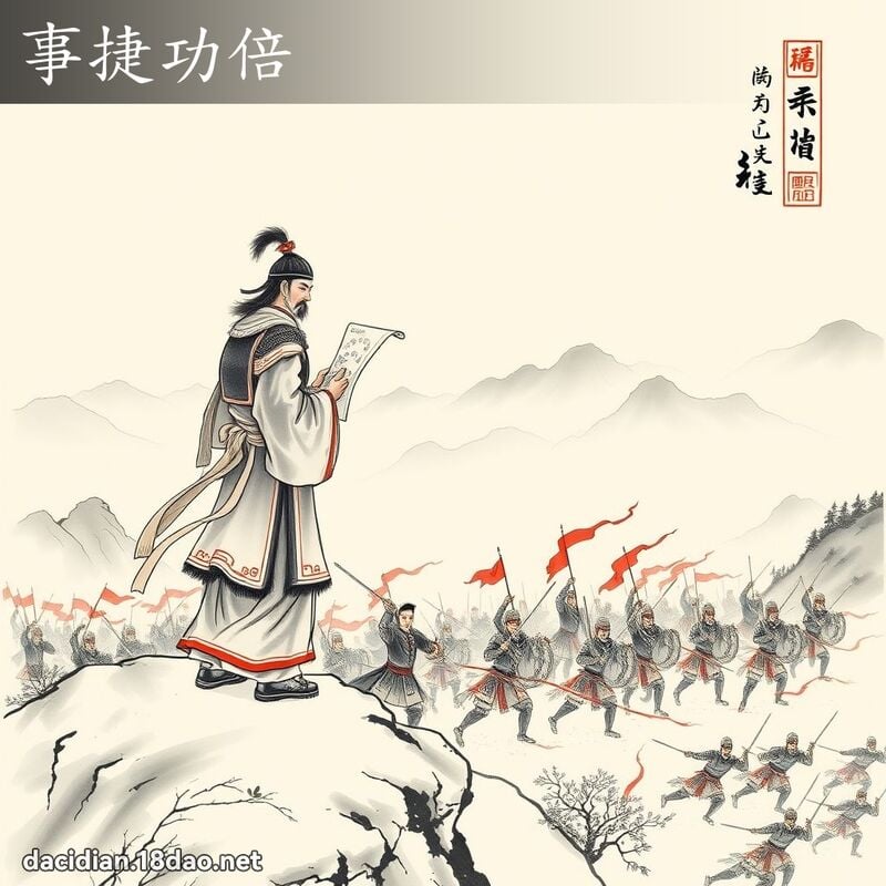 事捷功倍 配图