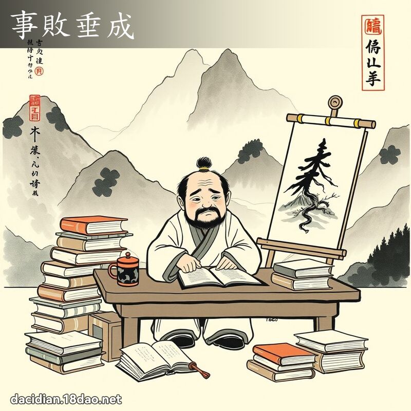 事败垂成 配图