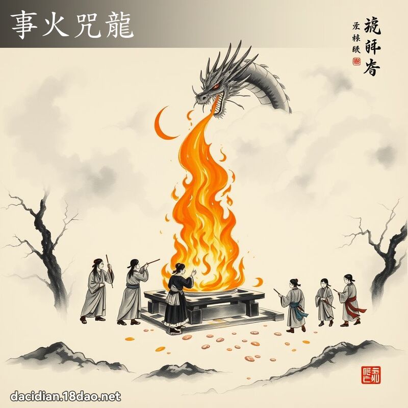 事火咒龙 配图