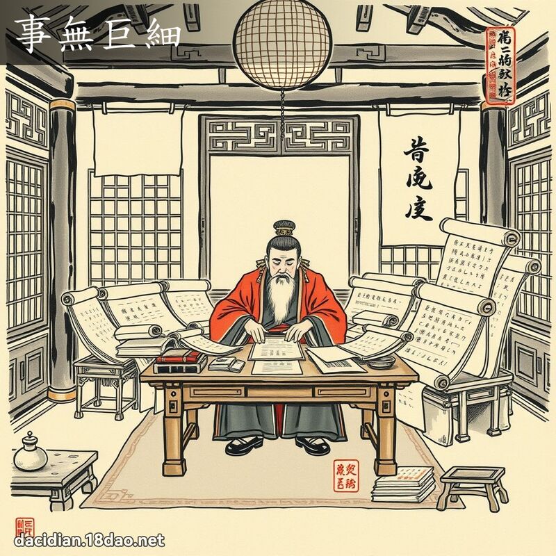事无巨细 配图