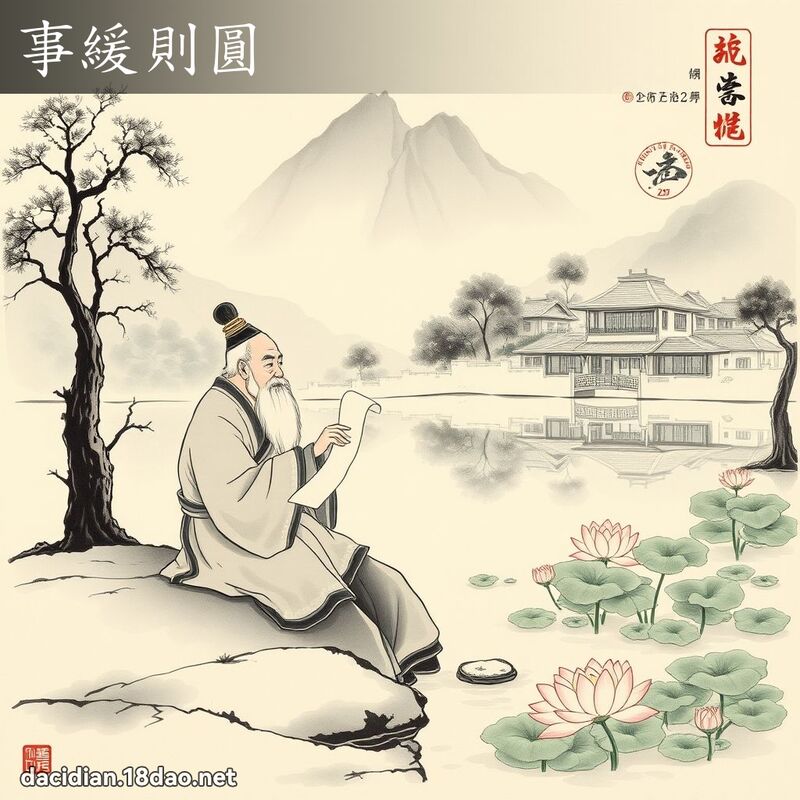 事缓则圆 配图