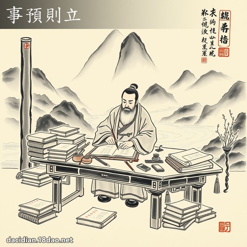 事预则立 配图