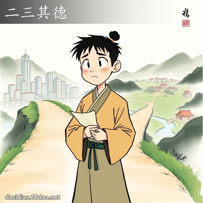 二三其德 配图