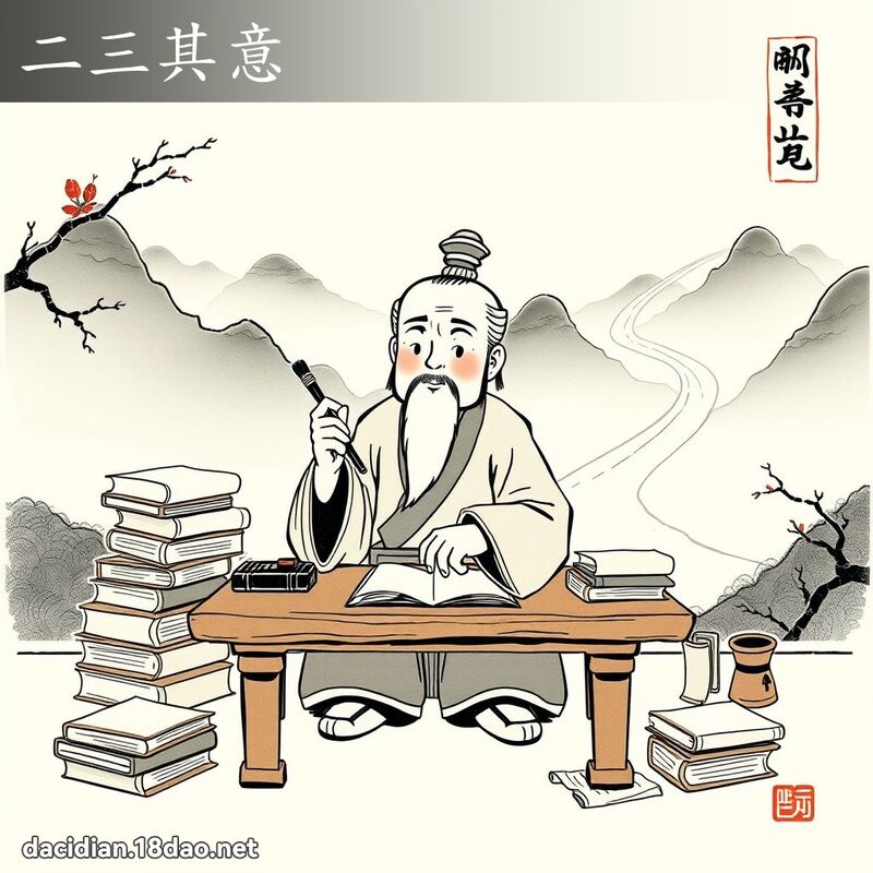 二三其意 配图
