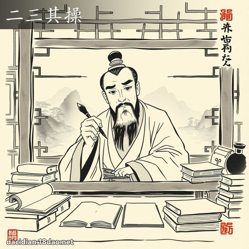 二三其操 配图
