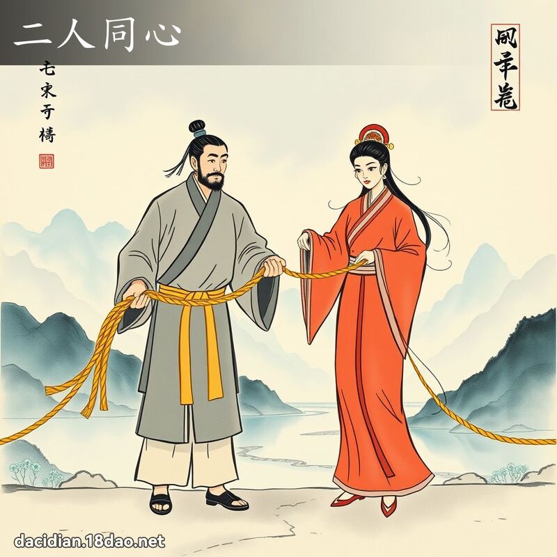 二人同心 配图