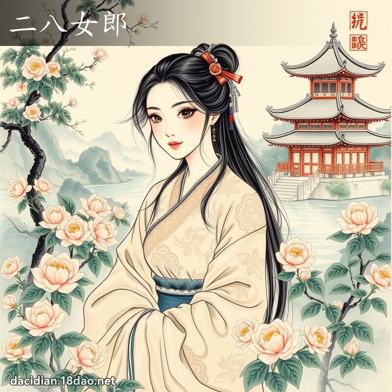 二八女郎 配图
