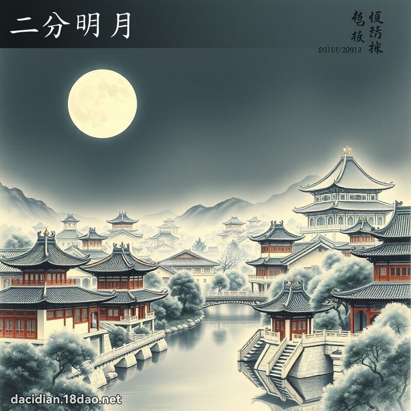 二分明月 配图