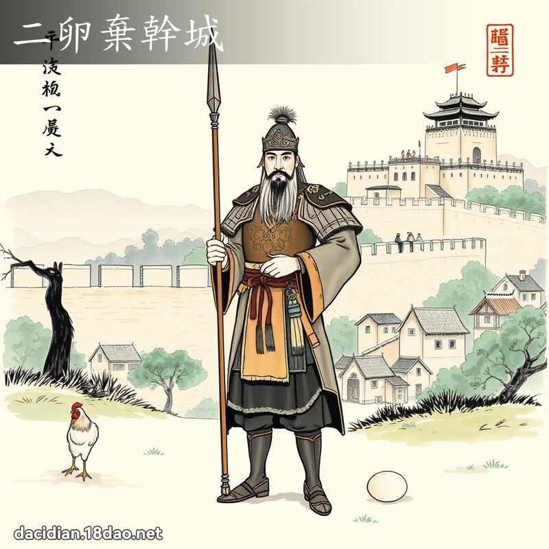 二卵弃干城 配图