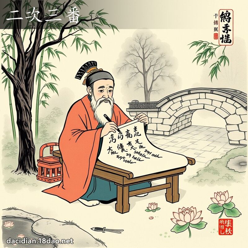 二次三番 配图
