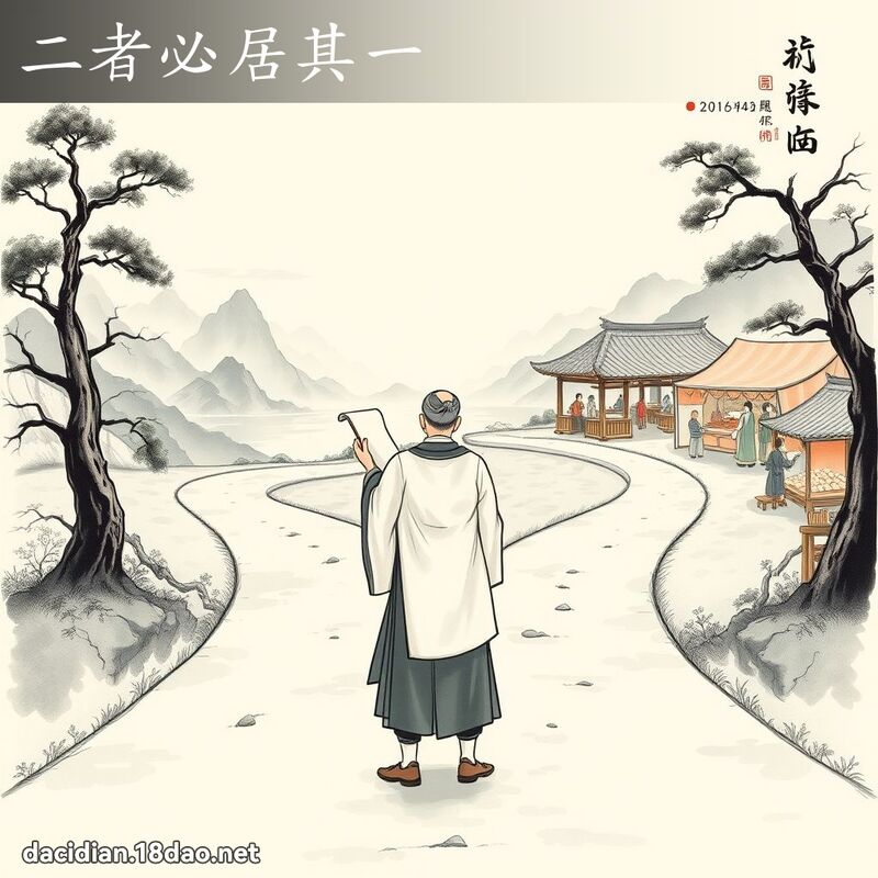 二者必居其一 配图