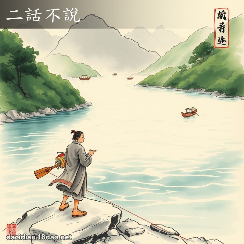 二话不说 配图