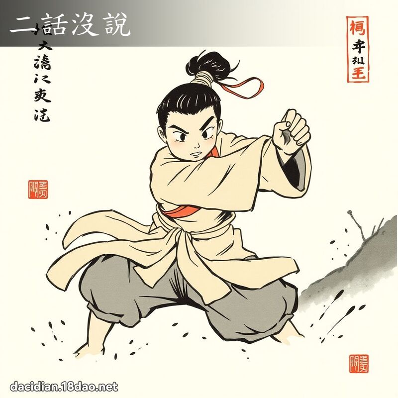 二话没说 配图