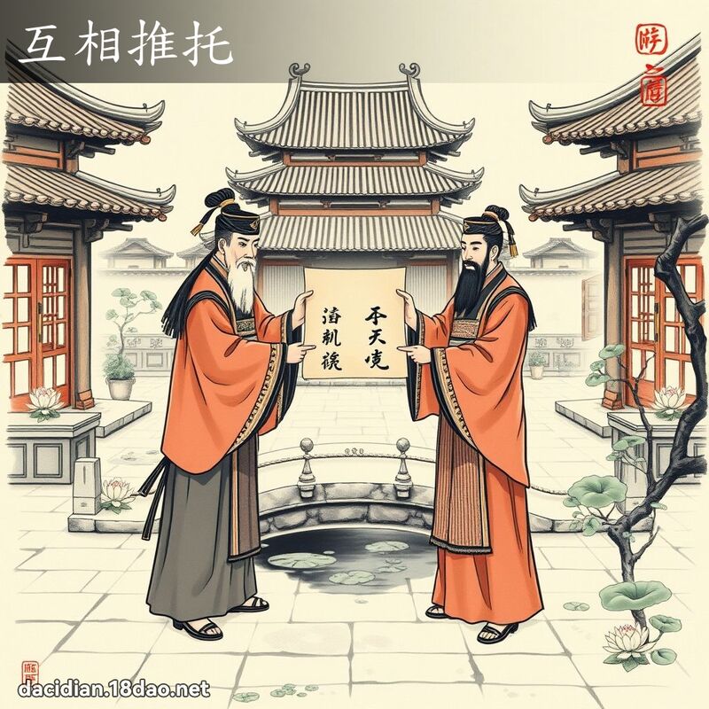 互相推托 配图