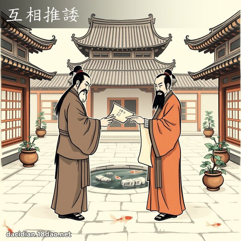 互相推諉 配图