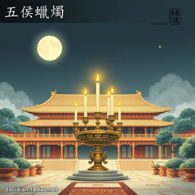 五侯蜡烛 配图