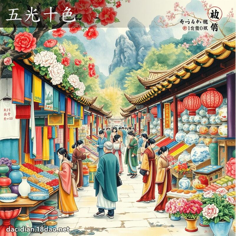 五光十色 配图