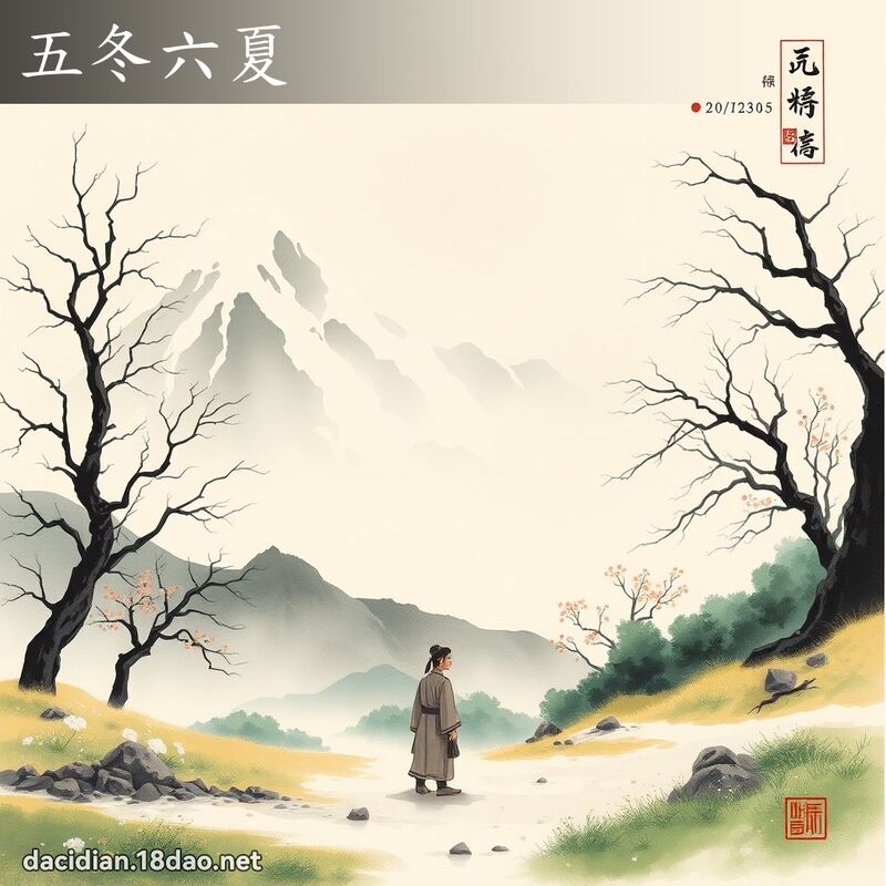 五冬六夏 配图