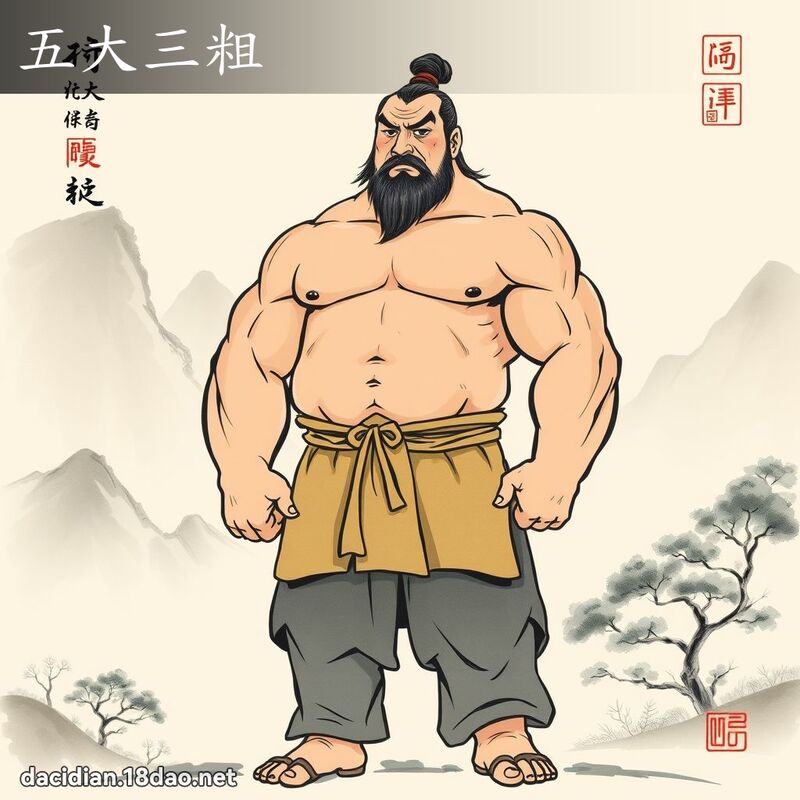 五大三粗 配图