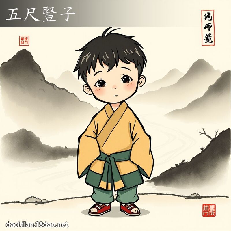 五尺竖子 配图