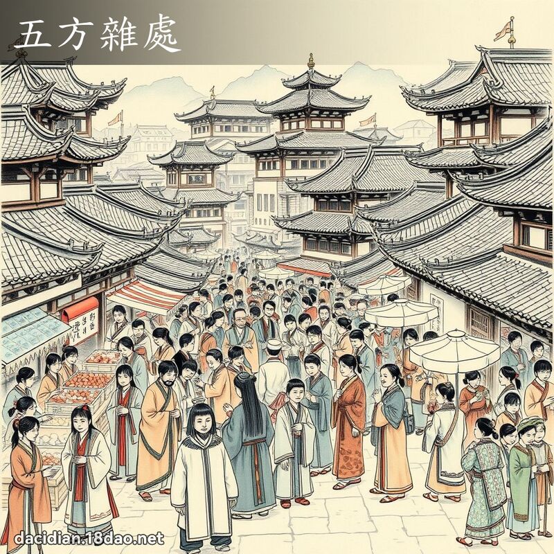 五方杂处 配图