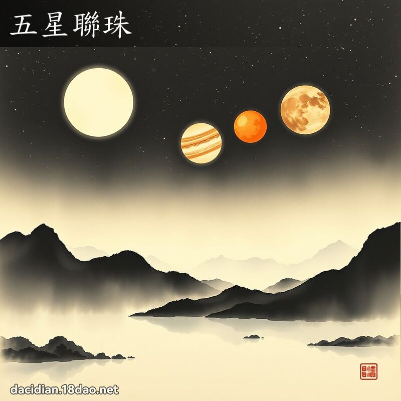 五星联珠 配图