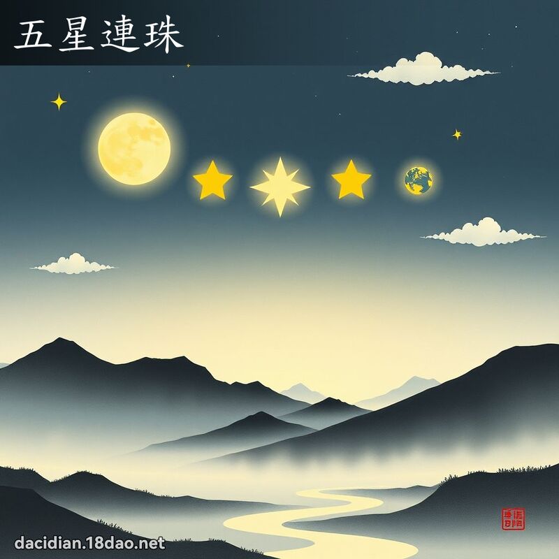 五星连珠 配图