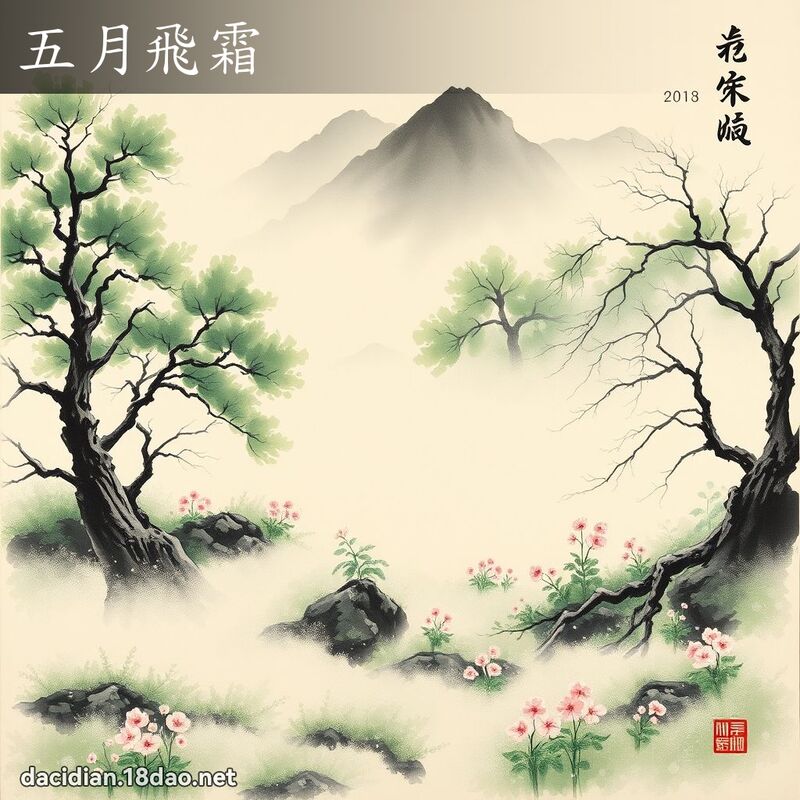 五月飞霜 配图
