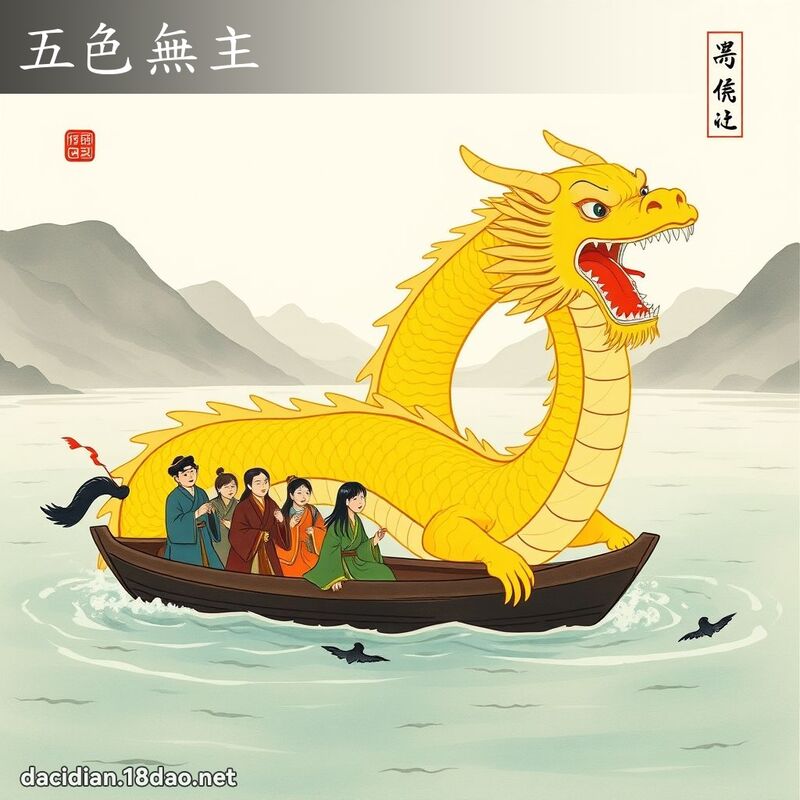 五色無主 配图