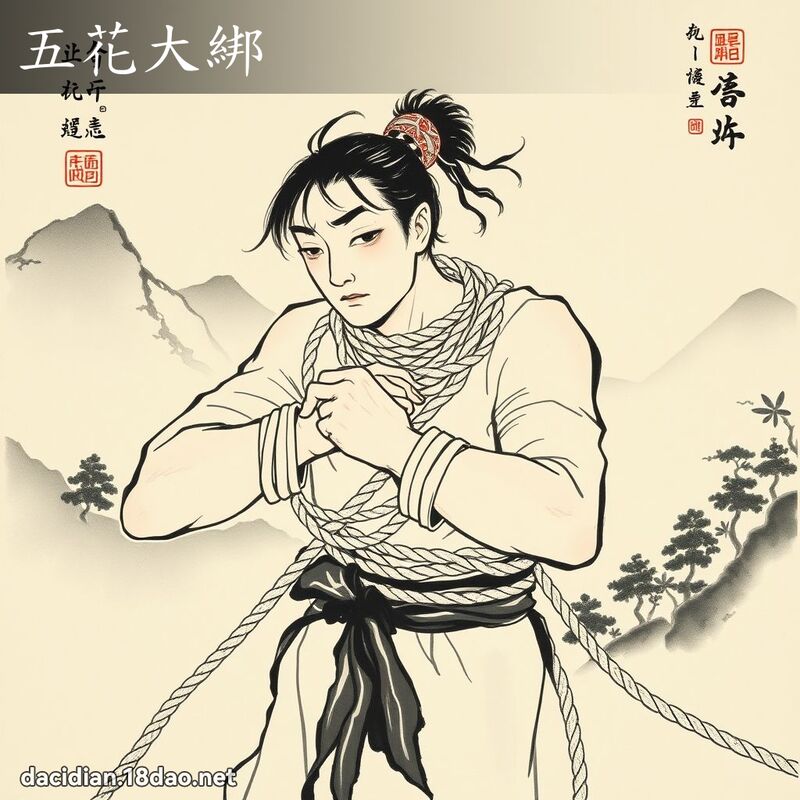 五花大綁 配图
