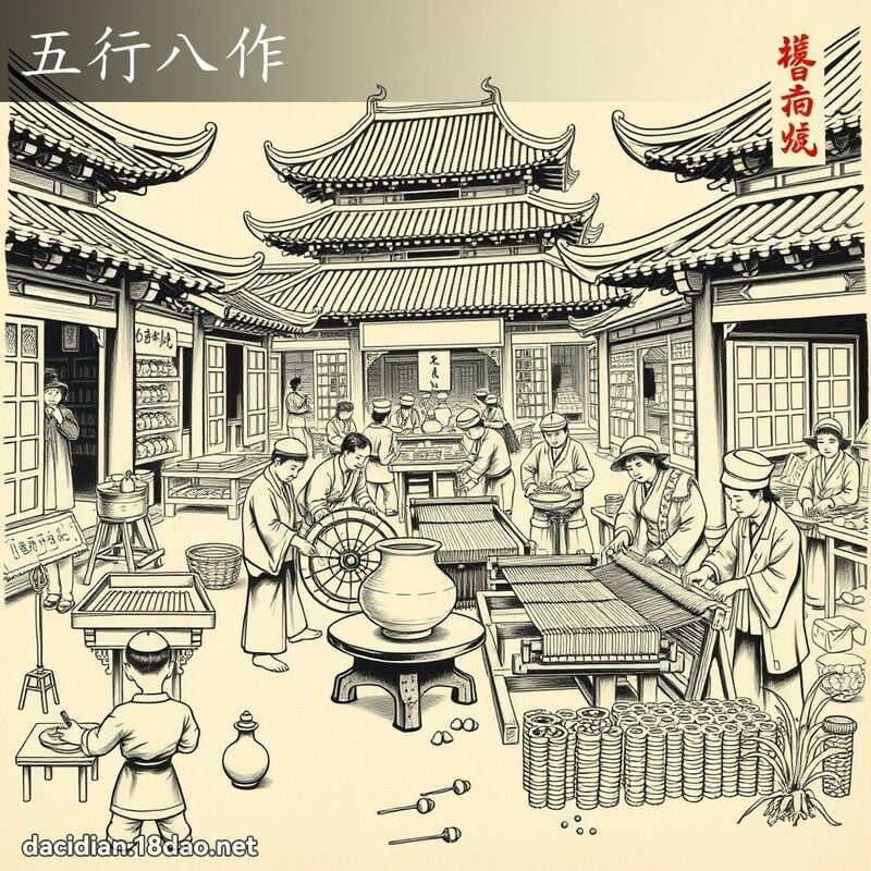 五行八作 配图