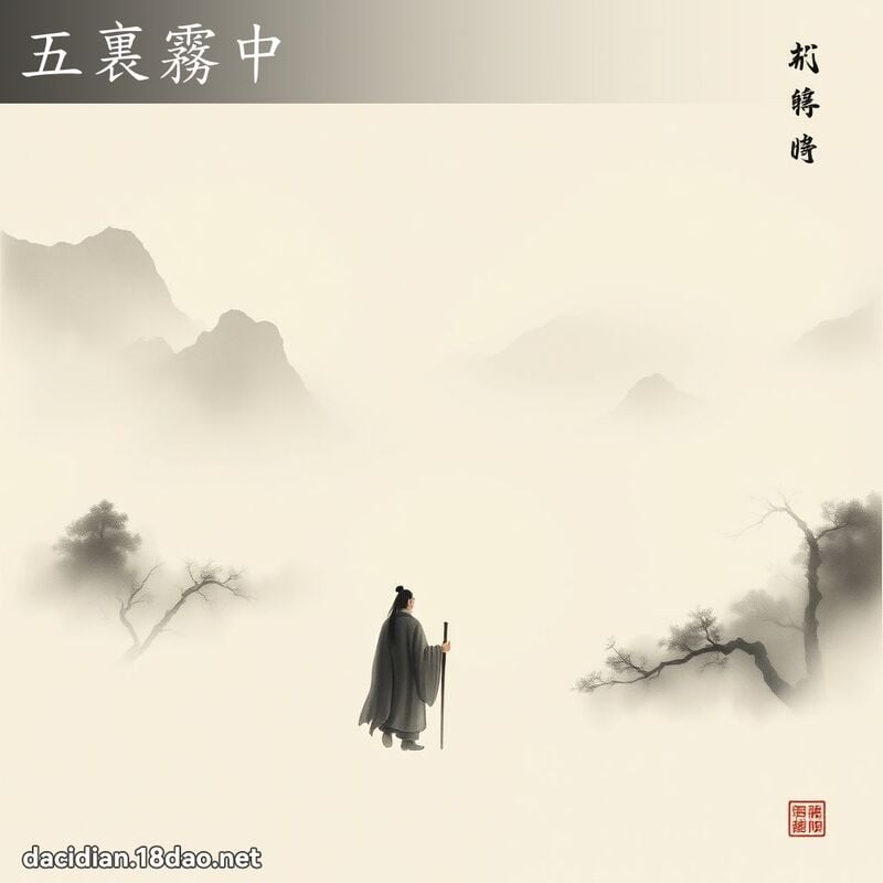 五裏霧中 配图