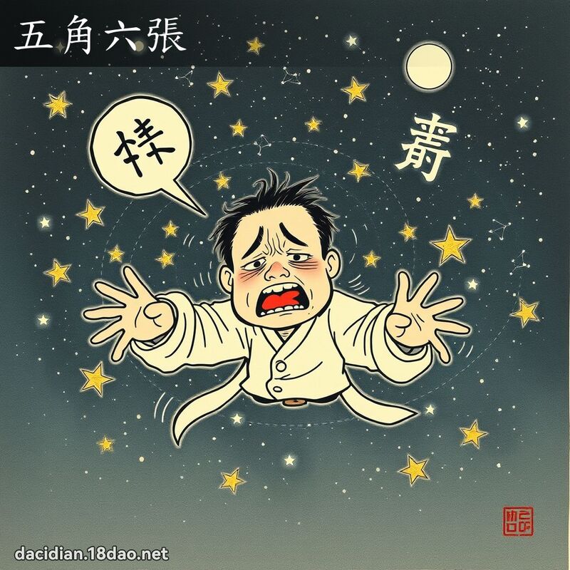 五角六張 配图